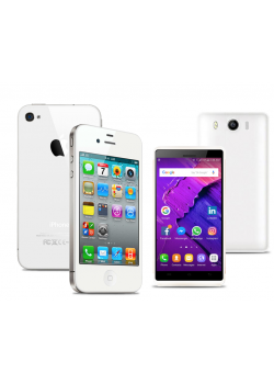 Buy 2 in 1 Bundle Offer, Apple iPhone 4 16GB, With Free Lukka Smartphone
